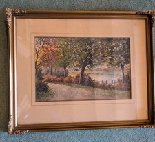 Charmant tableau ancien signé