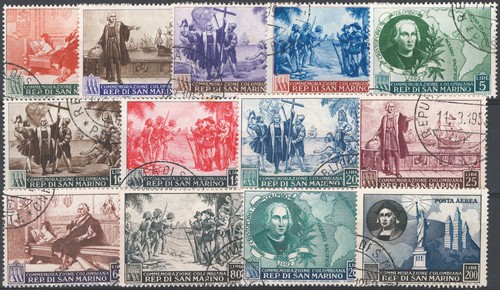 San marino 1952 - san, cristoforo