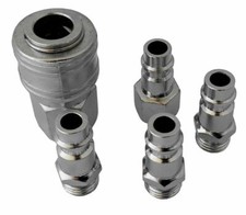 PDR*5 RACCORDO INNESTO RAPIDO RUBINETTO ARIA COMPRESSA MULTI PRESA ATTACCO 1/4" 