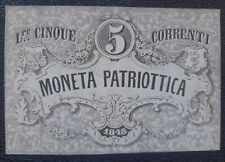 5 LIRE CORRENTI MONETA
