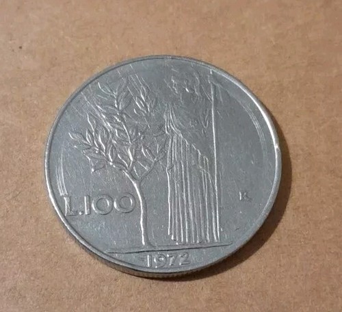 100 lire anno 1972 - lire,