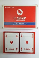 Carte da Gioco Ramino San Siro Pro.2 Mazzi 55 Edizione Limitata"SNAI".DAL NEGRO.