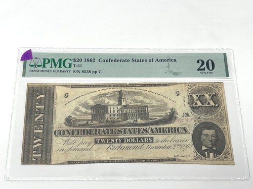 1862 20 dollars - us,,