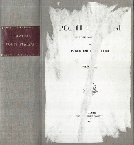Quattro poeti italiani - i,