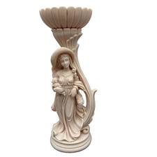 Vintage Resin Lady Statue