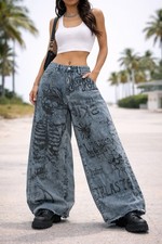🖤 Gothic Punk Acid Wash