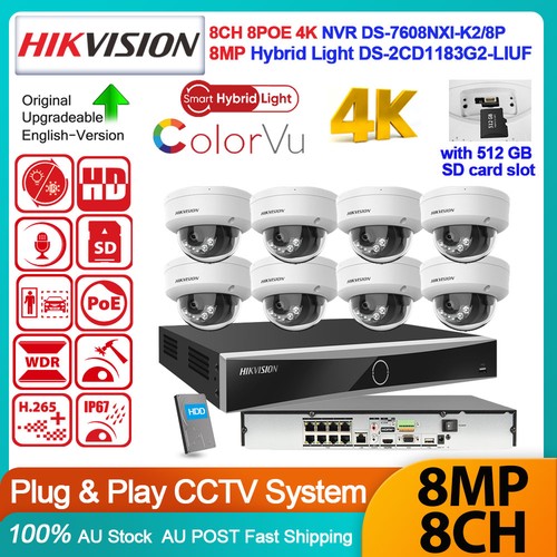 Hikvision 12mp 8ch 8mp luce - hikvision,