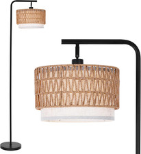 Lampada Da Terra in Rattan