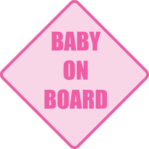 Insegna rosa per furgone auto