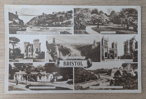 Multi view postcard bristol - multi,