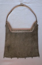 ANTICA BORSETTA A RETE ARGENTO