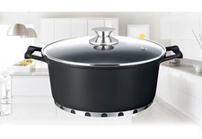 Pentola da Cucina Antiaderente con Rivestimento in Ceramica 6,8 Litri 28cm Kazan Kazan Nero 7