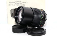MINOLTA MC TELE ROKKOR 135mm 3,5 Obiettivo Reflex MD SRT X XD XG Anche Digitali