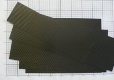 LASTRA DI CARBONIO 20x5cm spessore 0.5mm x PACCO LAMELLARE