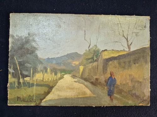 Dipinto olio cartone telato - dipinto,