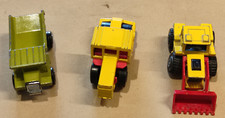 Tris modellini vintage - Matchbox,Zylmex - veicoli da cantiere - Die-cast