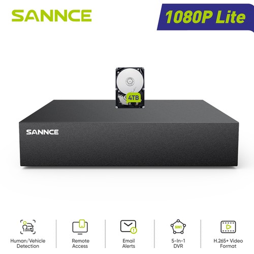 Sannce 8ch 1080p lite - 8ch, dvr