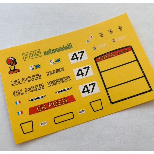 Decalcomanie 43 ferrari - 1.43, 1/43