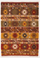 Kilim Sivas Tappeto, Rosso/Arancione/Multicolore, 300x200
