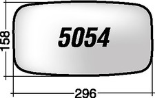 Vetro SPECCHIO RETROVISORE DESTRO DX NISSAN CABSTAR 2006-