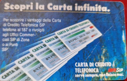 Scheda telefonica rara sip - telefonica,
