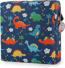 Rialzo Sedia per Bambini Portatile Con Cinghie Regolabili E Lavabile,Alza Sedia 