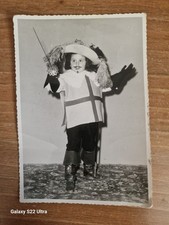 14606 a. Fotografia bambino costume carnevale moschettiere 14,5x10