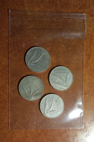 Lotto monete lire spiga - 4, 10