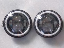 Coppia fari led 7" luce DRL