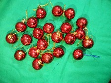 Palline albero di Natale in vetro riflettente vintage discoteca 6 cm diametro