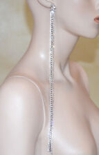 Orecchini donna argento fili