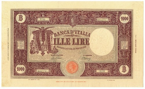 1000 lire barbetti grande - 1000,