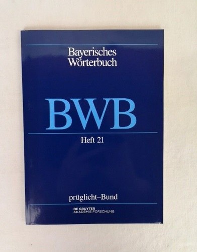 Bayerisches wörterbuch bwb - bayerisches,