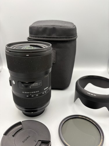 Sigma 35mm 8 dc - 18-35mm, 72mm