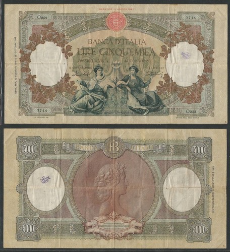 Repubblica italiana 5000 - repubblica,