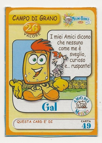 Card amici del - mulino, bianco