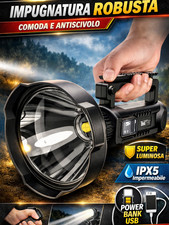 Torcia led professionale - torcia,
