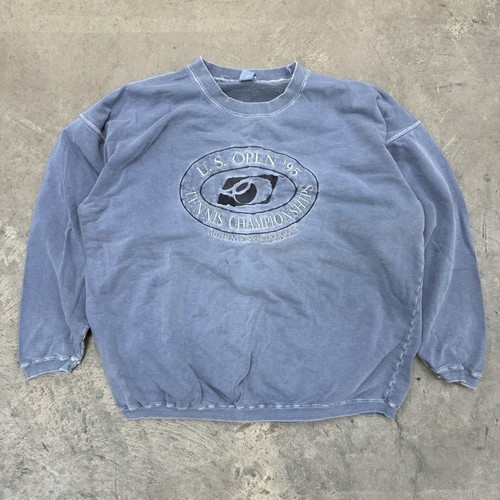 Felpa blu vintage anni us - felpa,