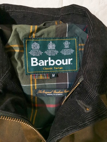 Barbour lutz waxed jacket - lutz, m