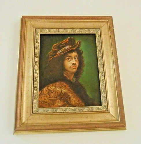Quadro amatoriale con ritratto - con,