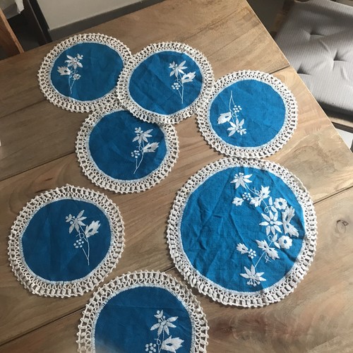 Centrini set pezzi - puro, lino
