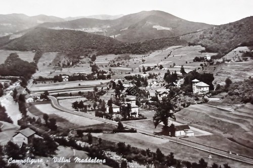 Cartolina campo ligure - campo,