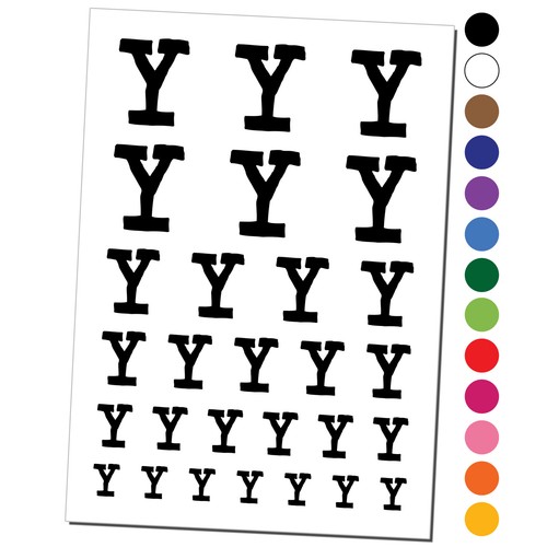 Lettera maiuscola simpatica - y,