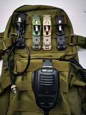 Molle Clip Mount Microfono BNC