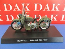 Die cast 1/24 Modellino Moto Polizia Police Moto Guzzi Falcone 500 1967 verde