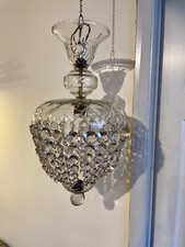 Lampadario vintage cristallo - vintage,