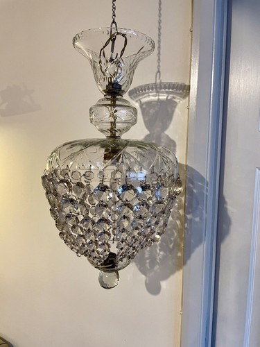 Lampadario vintage cristallo - lampadario,