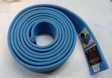 Cintura Shureido blu per Kata