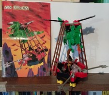 Lego Serie Castle - Set 6037 - Witch's Windship - Serie Castello Vintage anni 90