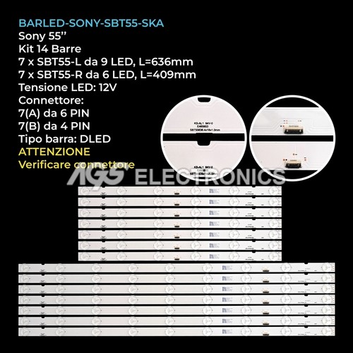 Kit barre strip led - 14,